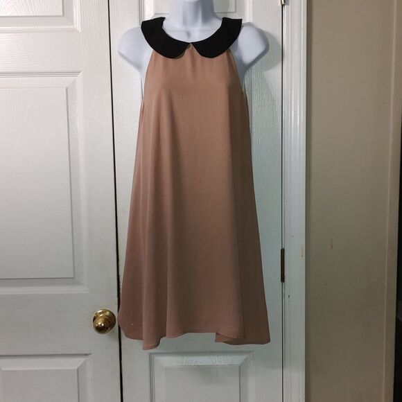 Audrey 3+1 Halter Dress Peter Pan Collar Size S - Picture 1 of 6